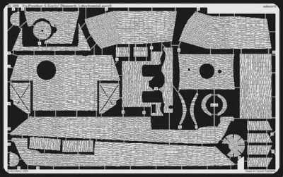 Eduard 35393 Zimmerit Panther Ausf.G early horizontal TAM