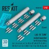 Reskit 48534 LAU-10 ZUNI rocket launcher US Army&Navy (2x) 1/48