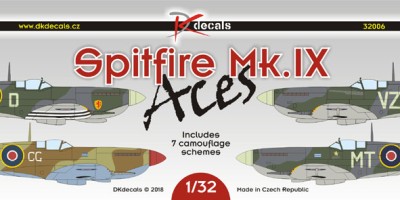 Dk Decals 32006 Spitfire Mk.IX ACES (7x camo) 1/32