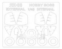 KV models 48046 Grumman F-14A Tomcat (ITALERI #2667, #0837, #837 / Platz #TPA-01, #TPA-10, #TPA-16) + маски на диски и колеса 1/48