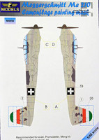 Lf Model M4858 Mask Messerschmitt Me 210 Camouflage painting 1/48