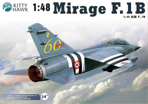 Kitty Hawk 80112 Dassault Mirage F.1B 1:48