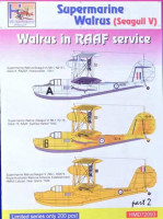HM Decals HMD-72093 1/72 Decals S.Walrus (Seagull V) RAAF Service Pt.2