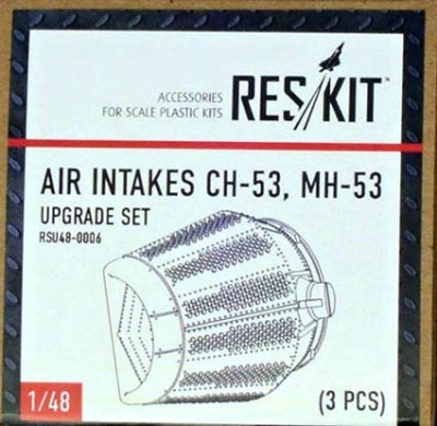 Reskit RSU48-0006 Air intakes CH-53, MH-53 (3 pcs.) 1/48