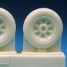 Barracuda Studios BCR48242 Grumman F8F-1 Bearcat Mainwheels Accurate early mainwheels w diamond tread tires/tyres & slotted hubs on F8F-1s, including French Air Force and Blue Angels 1/48