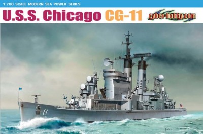 Dragon 7121 U.S.S. Chicago CG-11 1/700