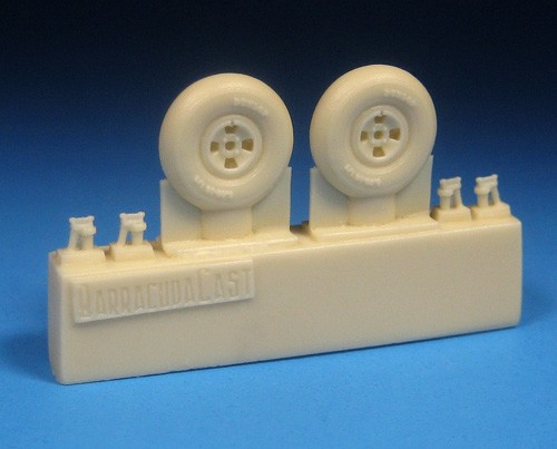 Barracuda Studios BCR72428 Hawker Hurricane 4 Slot Mainwheels 1/72
