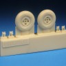 Barracuda Studios BCR72428 Hawker Hurricane 4 Slot Mainwheels 1/72