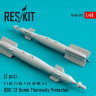 Reskit RS48-0292 GBU 12 Bomb Thermally Protected (2 pcs)(F-14B, F-14D, F-18,F-35B,F-35C,AV-8B, A-6) Kitty Hawk, Italeri, Hobby Boss, Tamiya. Hasegawa, Meng, Academy, Revell, Kinetic 1/48