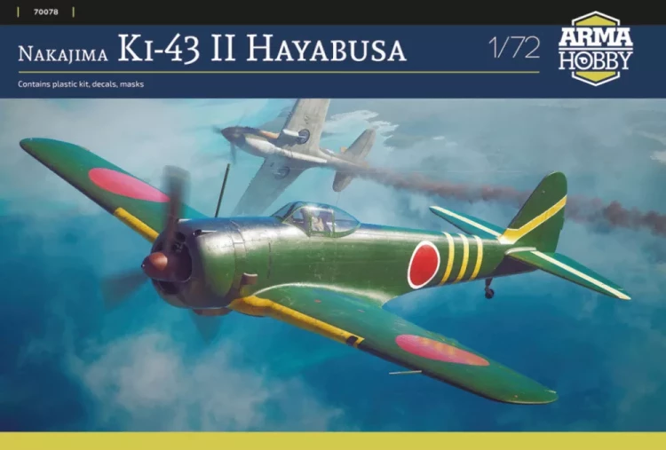 Arma Hobby 70078 Nakajima Ki-43 II Hayabusa (3x camo) 1/72