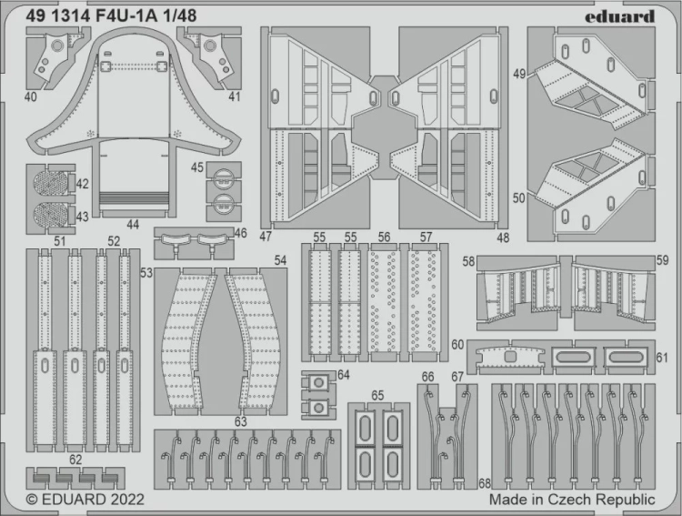 Eduard 491314 SET F4U-1A (HOBBYB) 1/48