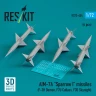 Reskit 72454 AIM-7A 'Sparrow I' missiles (4 pcs.) 1/72