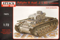 Attack Hobby 72875 PzKpfw III Ausf.J (L 60) Winterketten (early) 1/72