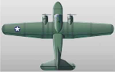 Anigrand ANIG2136 Curtiss YC-76 Caravan Experimental all wood transport airplane 1/72