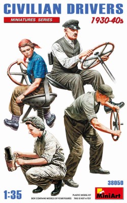 Miniart 38050 Civilian Drivers 1930-40's 1/35