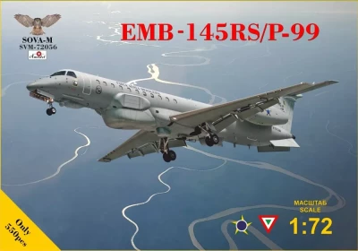 Sova Model 72056 EMB-145RS/R-99 Recon.aircraft (Brazil/Mexico) 1/72