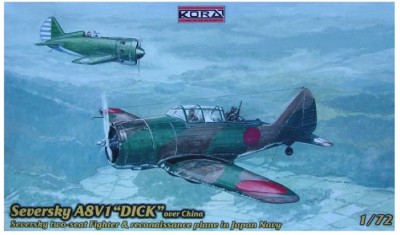 Kora Model 72123 Seversky A8V1 'DICK' over China (Japan Navy) 1/72