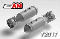 Advanced Modeling AMC 72017 ФАБ-500М-54 фугасная авиабомба калибра 500 кг толстостенная  1/72