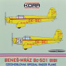 Kora Model 72223 Be-501 Bibi (Czechoslovak Racer) 1/72