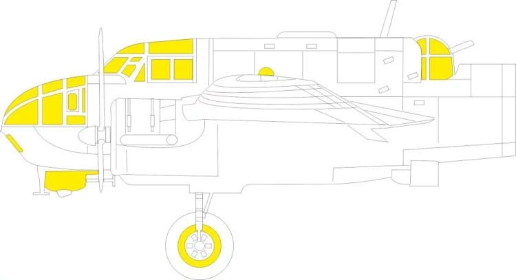 Eduard EX909 Mask Beaufort Mk.I TFace (ICM) 1/48