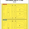 Art Scale 200-M48052 Panavia Tornado GR.4 wheels and canopy frame paint masks (inside and outside) 1/48