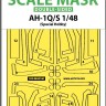 Art Scale 200-M48160 Bell AH-1Q/S wheels and canopy frame paint mask (inside and outside) 1/48