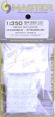 Master SM-350-101 1/350 Dunkerque / Strasbourg - armament barrels