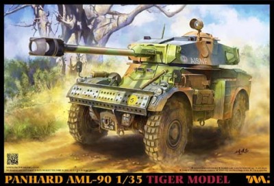Tiger Model 4635 Panhard AML 90 с интерьером (Мет стволы,травление) 1/35