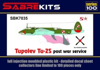 Sabre Kits SBK7035 Tupolev Tu-2S (Poland, Hungary) ex-ICM, new (3D-Printed) 4-blade props 1/72