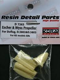 Kora Model D7263 Escher&Wyss Propeller for D.3802/3803 (RSMOD) 1/72