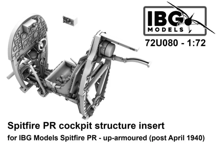 IBG U7280 Spitfire PR Cockpit structure insert (3D-Pr.) 1/72