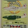 Kora Model DEC72182 Avia S-92 Turbina (Czechosl.) Part II. декали декали 1/72