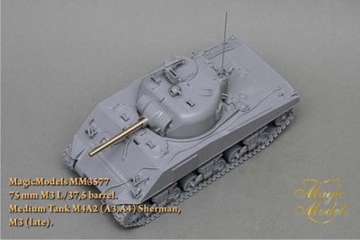 Magic Models MM3577 75-мм ствол для М4 Шерман, М3 Ли 1/35