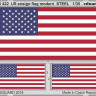 Eduard 36422 SET US ensign flag modern STEEL
