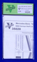 Vmodels 35028 1/35 Mercedes-benz typ 320 hood (PE set)