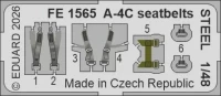 Eduard FE1565 A-4C seatbelts STEEL (HOBBYB) 1/48