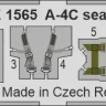 Eduard FE1565 A-4C seatbelts STEEL (HOBBYB) 1/48
