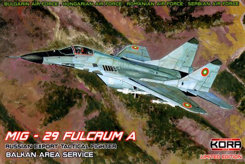 Kora Model PK48004 MiG-29 Fulcrum A Balkan Area (plastic kit) 1/48