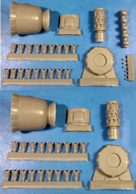 Vector VDS48-044 P-61 двигатели и капоты 1/48