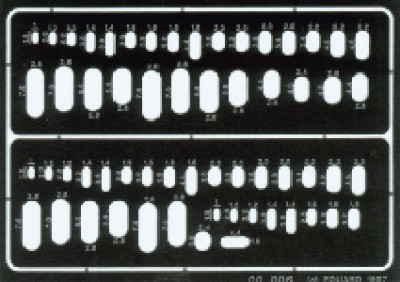 Eduard 00006 Ovals Фототравление леерное ограждение