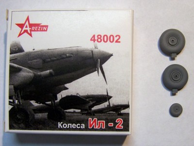 A-resin 48002 Колеса Ил-2 1/48