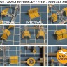 KV Models 72829 Messerschmitt Bf-109E-4/7 / Bf-109E-1/B (SPECIAL HOBBY #SH72439, #SH72462, #SH72474) + маски на диски и колеса GE 1/72