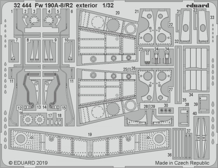 Eduard 32444 1/32 SET Fw 190A-8/R2 exterior (REV)