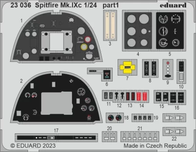 Eduard 23036 SET Spitfire Mk.IXc (AIRF) 1/32