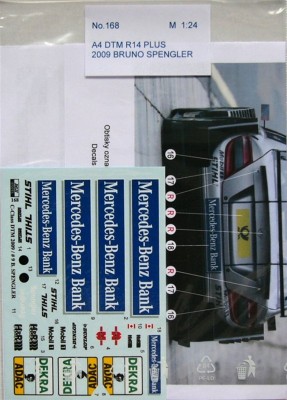 Reji Model 168 MB C-Class DTM (2009 Bruno Spengler) 1/24