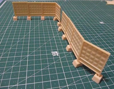 Metallic Details MDR7201 Russian/Soviet concrete barrier type PO-2 in scale 1:72 1/72