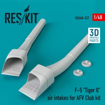 Reskit RSU48-257 F-5 'Tiger ll' air intakes (AFV) 3D-Print 1/48