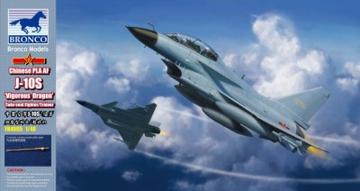 Bronco FB4005 Chinese PLA AF J-10S ‘Vigorous Dragon’ Twin-seat Fighter/Trainer 1/48