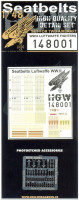 HGW 148001 WW2 Luftwaffe Seatbelts 1/48