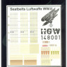 HGW 148001 WW2 Luftwaffe Seatbelts 1/48